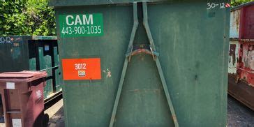 CAMs Cans – Baltimore dumpster rental